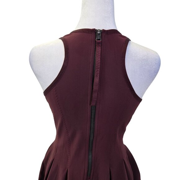 Lululemon Here To There Skater Mini Dress in Bordeaux Drama Size 0 (est) - Picture 6 of 8